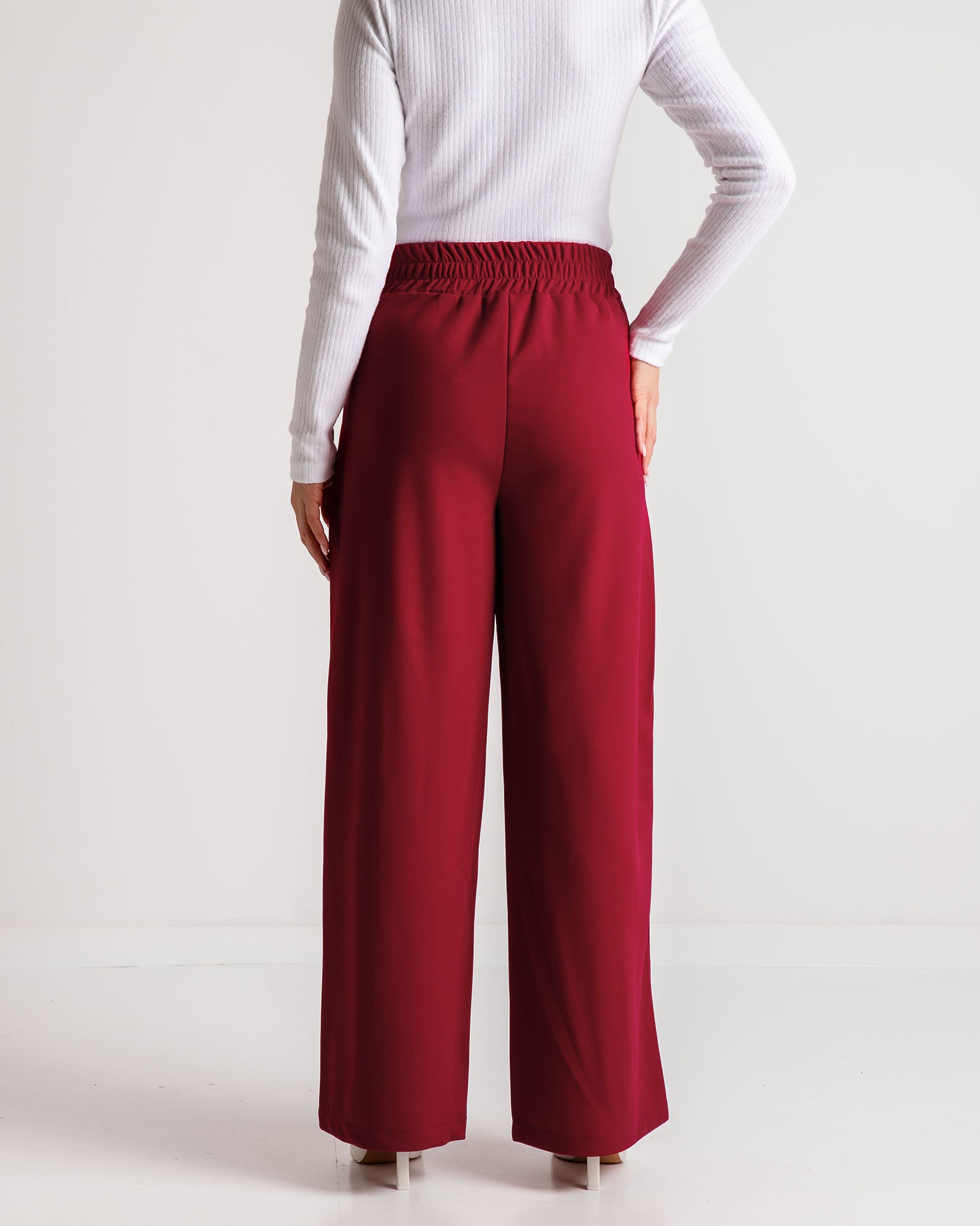 Women's trousers 'Ar44iane' black-RED