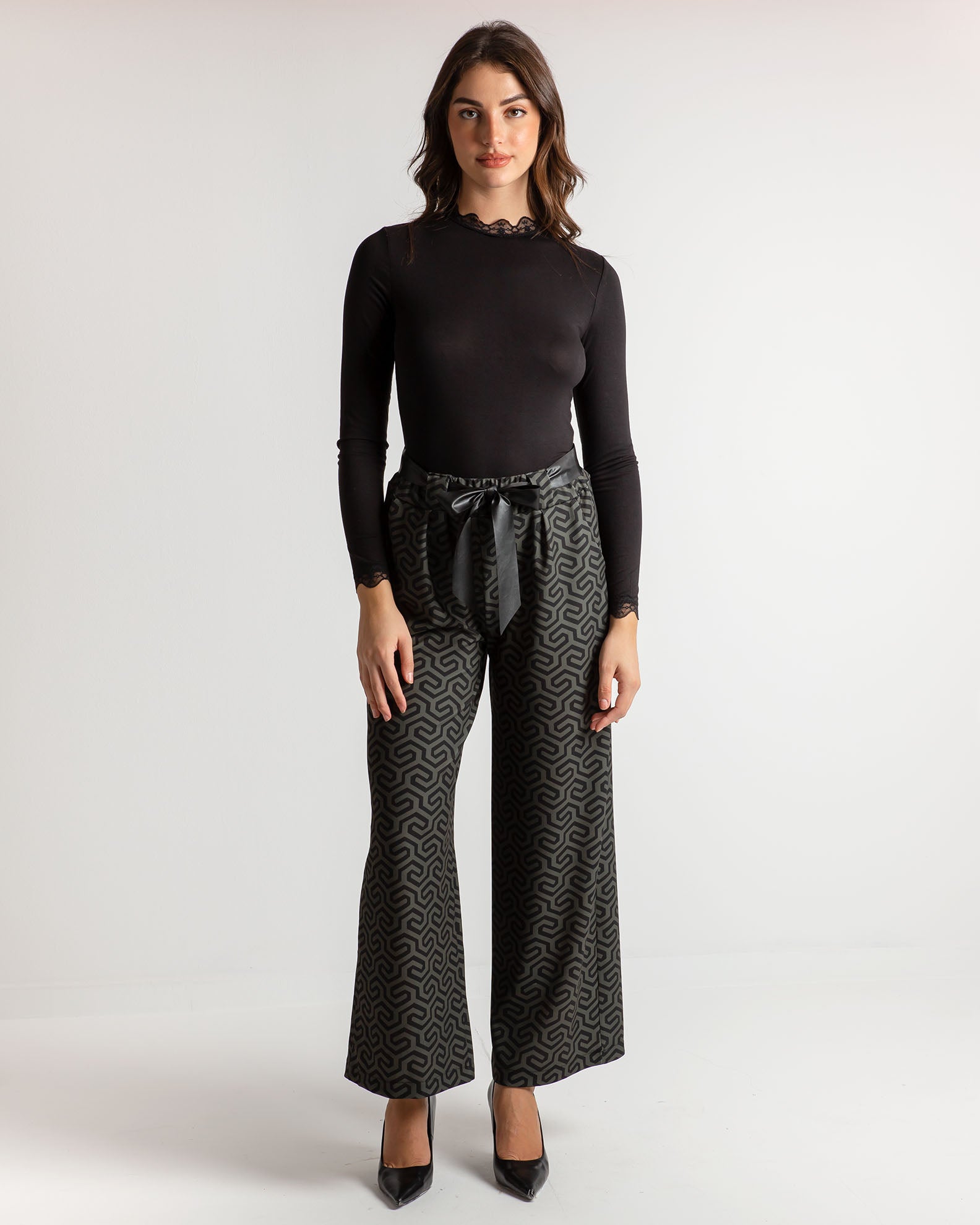 Women's printed trousers 'Ni44a'