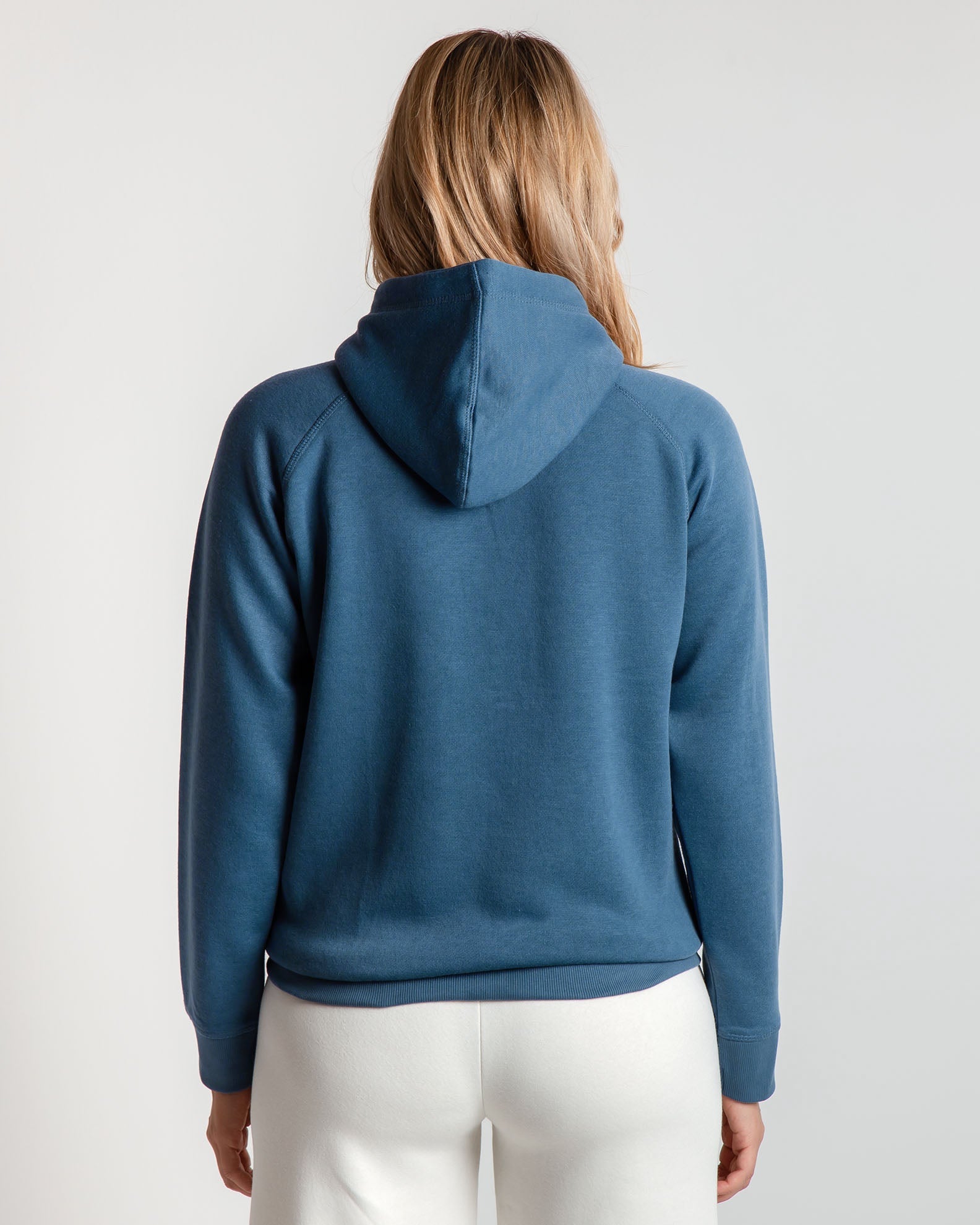 Women's Hooded Sweatshirt 'Maggi'-BLUE DENIM