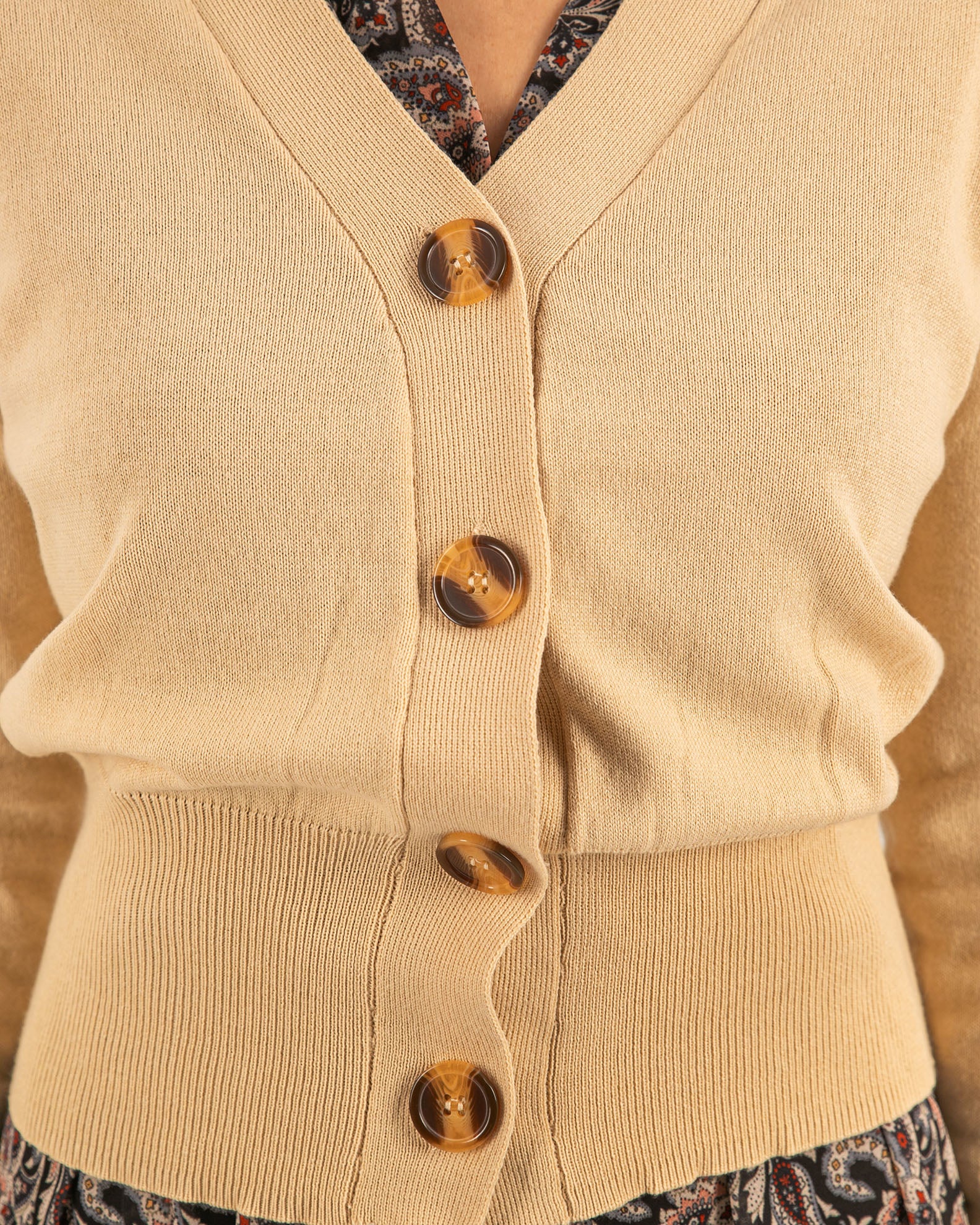 Women's Cardigan 'Anna'-ECRU