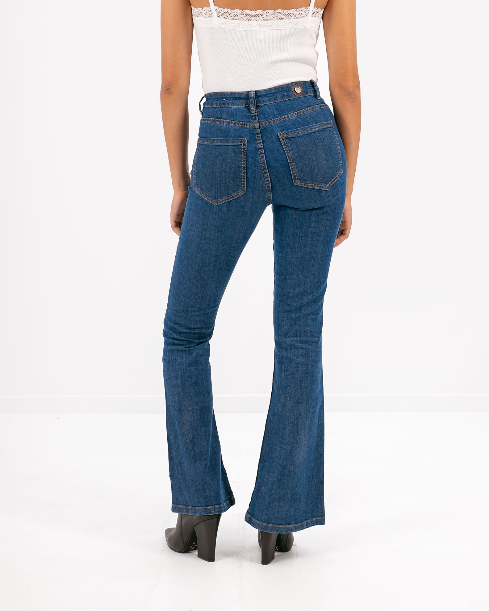 Women's denim pants 'Georgia'-BLUE DENIM