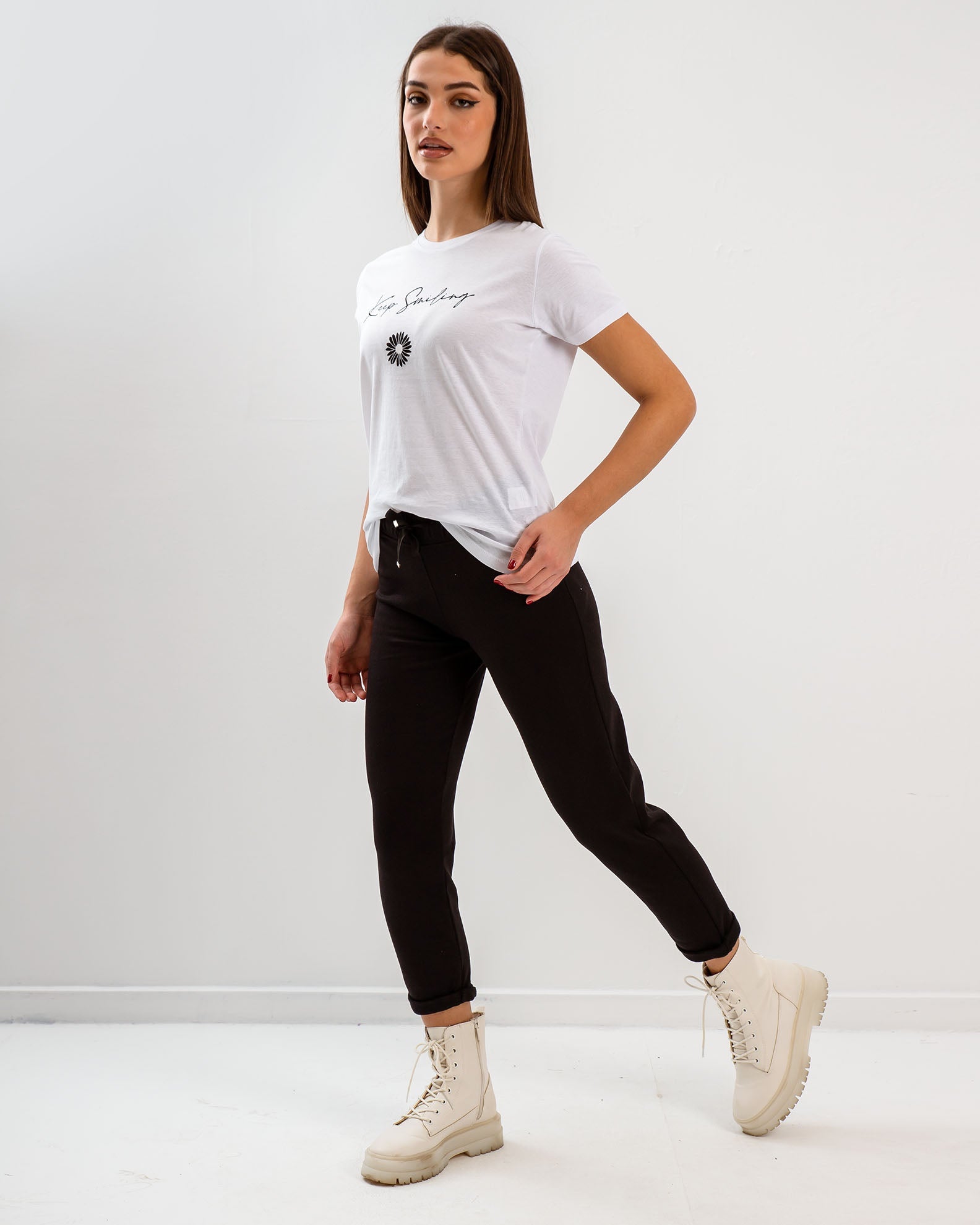 Γυναικείο Παντελόνι jogger 'Brigit'-BLACK