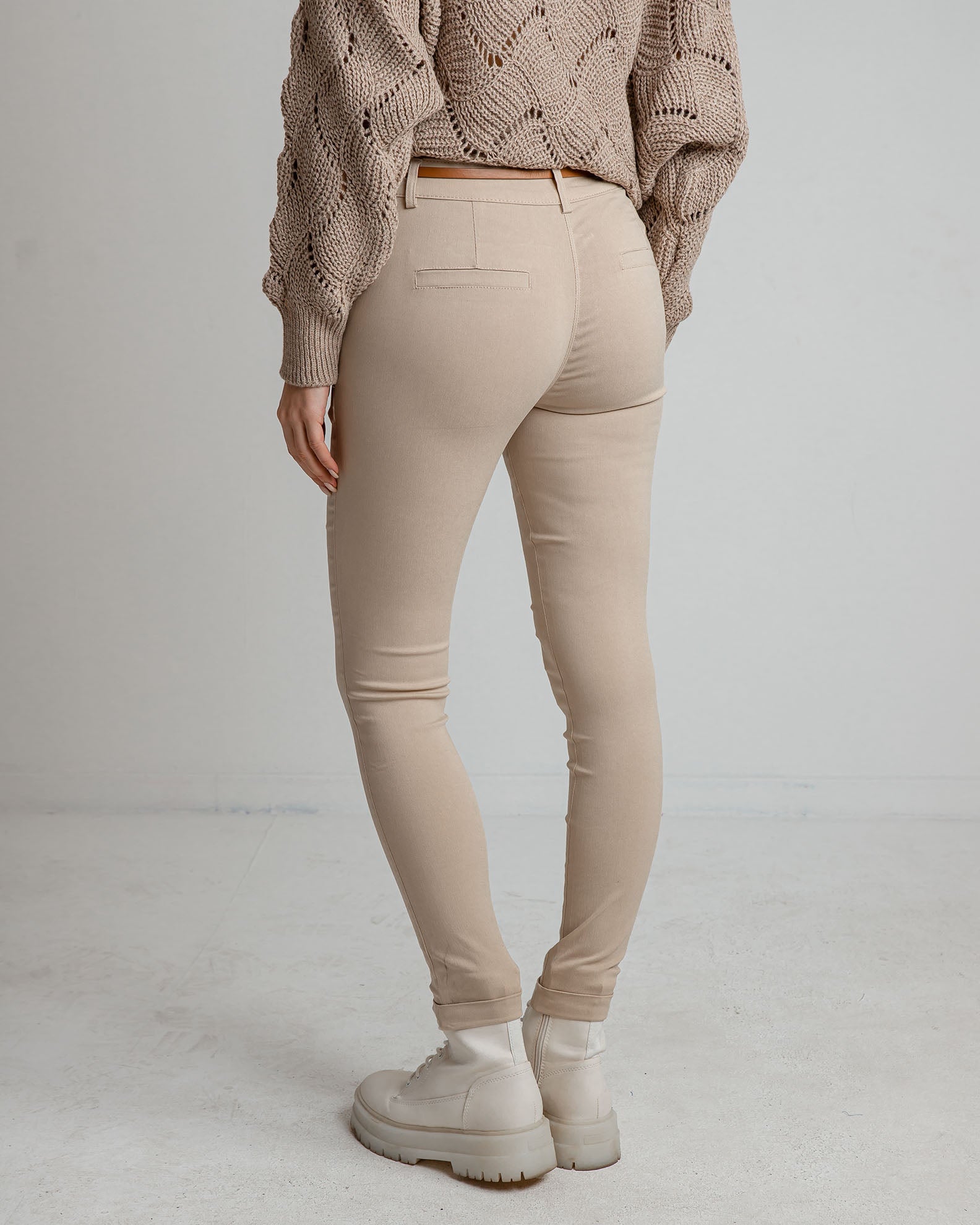 Women's Pants 'Marialena'-BEIGE