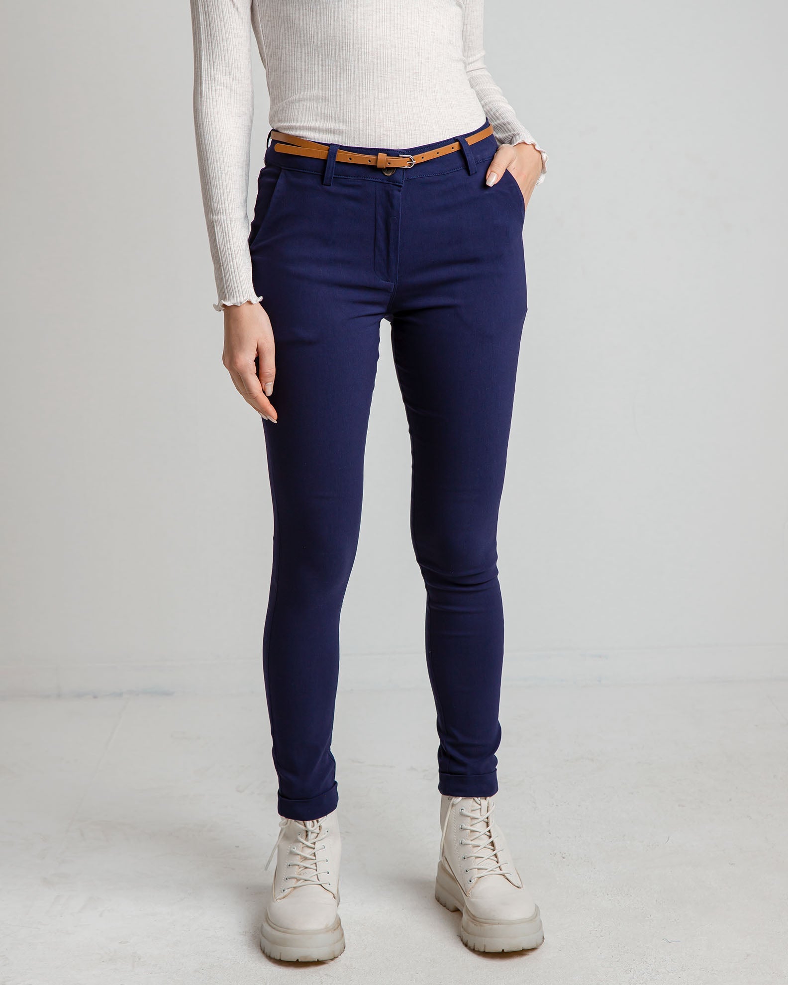 Women's Pants 'Marialena'-NAVY