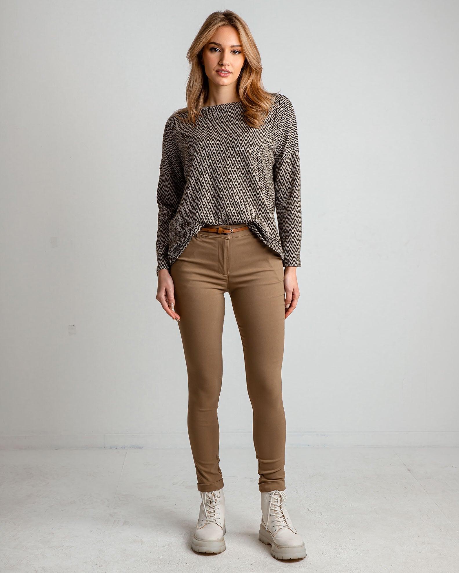 Women's Pants 'Marialena'-CAMEL