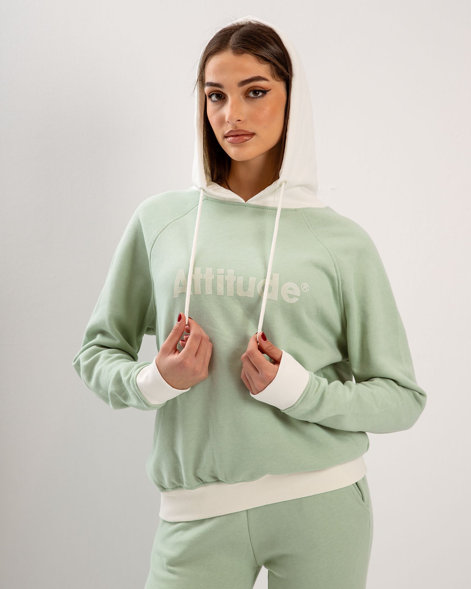 Women's Oversize Hooded Sweatshirt 'Jessica'-JADE