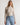 Women's rip-BEIGE LIGHT blouse