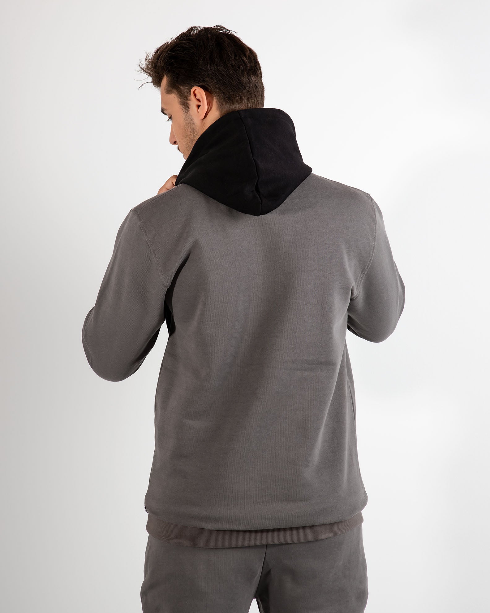 Men's sweatshirt with 'New' print - GRAY