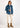 Γυναικείο κοτλέ overshirt βαμβακερό με τσέπες 'Vista'-BLUE