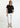 Γυναικεία μπλούζα loose fit με στρας 'Venia'-BLACK