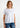 Γυναικεία μπλούζα loose fit με στρας 'Venia'-WHITE