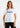 Γυναικεία μπλούζα loose fit με τύπωμα 'Paris'-WHITE