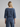 Γυναικεία μπλούζα chenille με απαλή υφή 'Bonnie'-BLUE DENIM