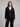 Γυναικεία ζακέτα με κουκουλα chenille 'Cher'-BLACK