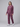 Γυναικεία ζακέτα με κουκουλα chenille 'Cher'-BURGUNDY