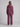 Γυναικεία ζακέτα με κουκουλα chenille 'Cher'-BURGUNDY