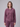 Γυναικεία ζακέτα με κουκουλα chenille 'Cher'-BURGUNDY