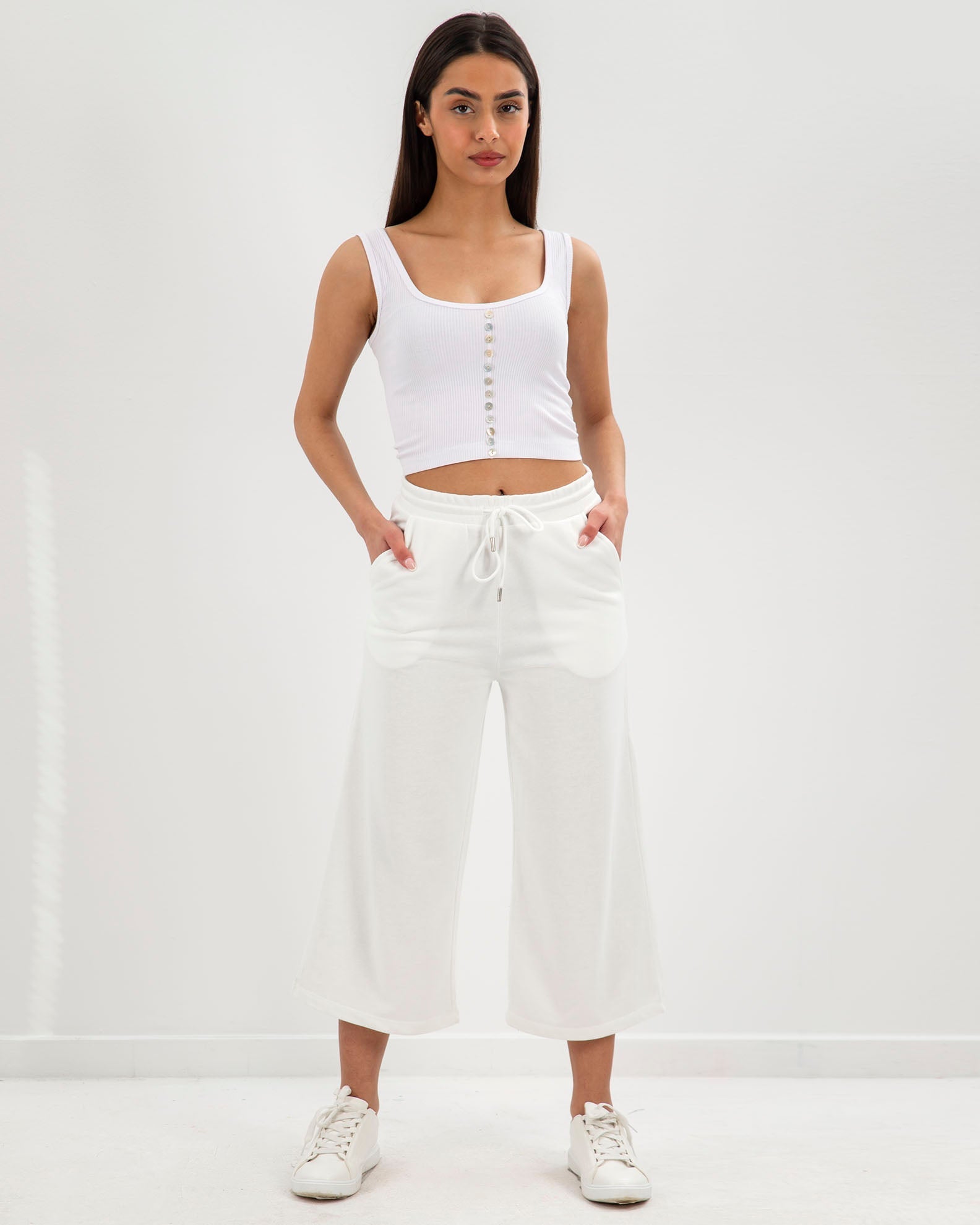 Women's Sweatpants 3/4 'Su44nny'-offwhite