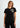 Γυναικεία μπλούζα με κέντημα "Ev44elyn"-black/offwhite