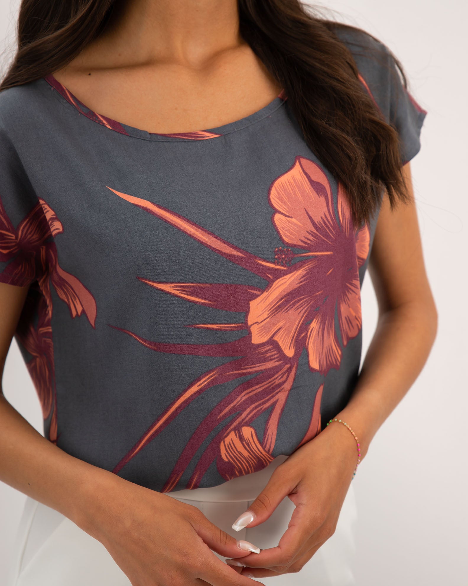 Γυναικεία μπλούζα φλοράλ 'Vanessa'-PRINT 1