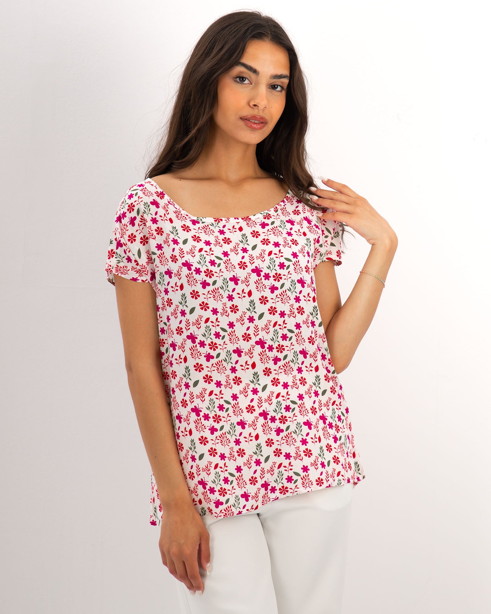 Γυναικεία μπλούζα φλοράλ 'Vanessa'-PRINT 3