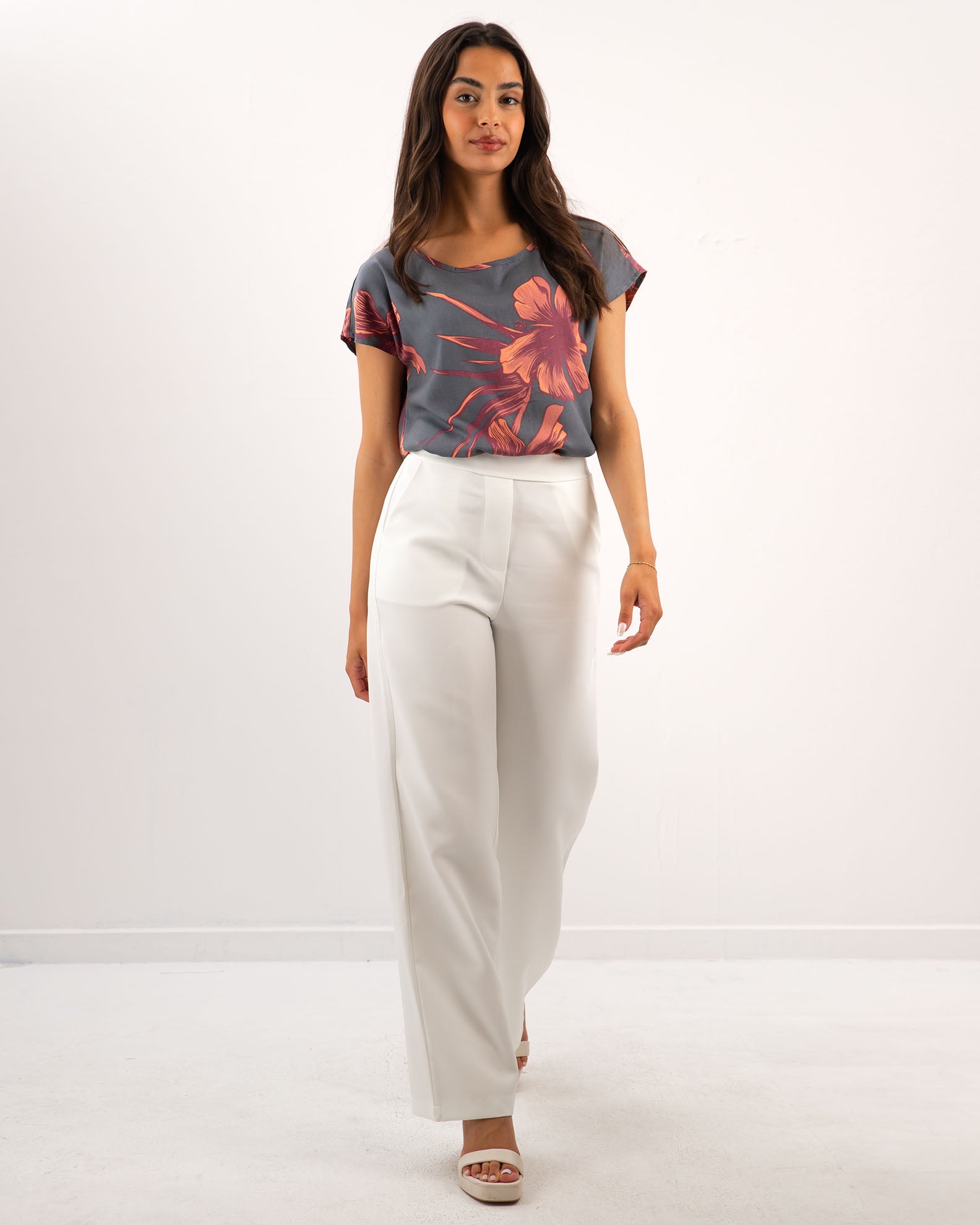 Γυναικεία μπλούζα φλοράλ 'Vanessa'-PRINT 1