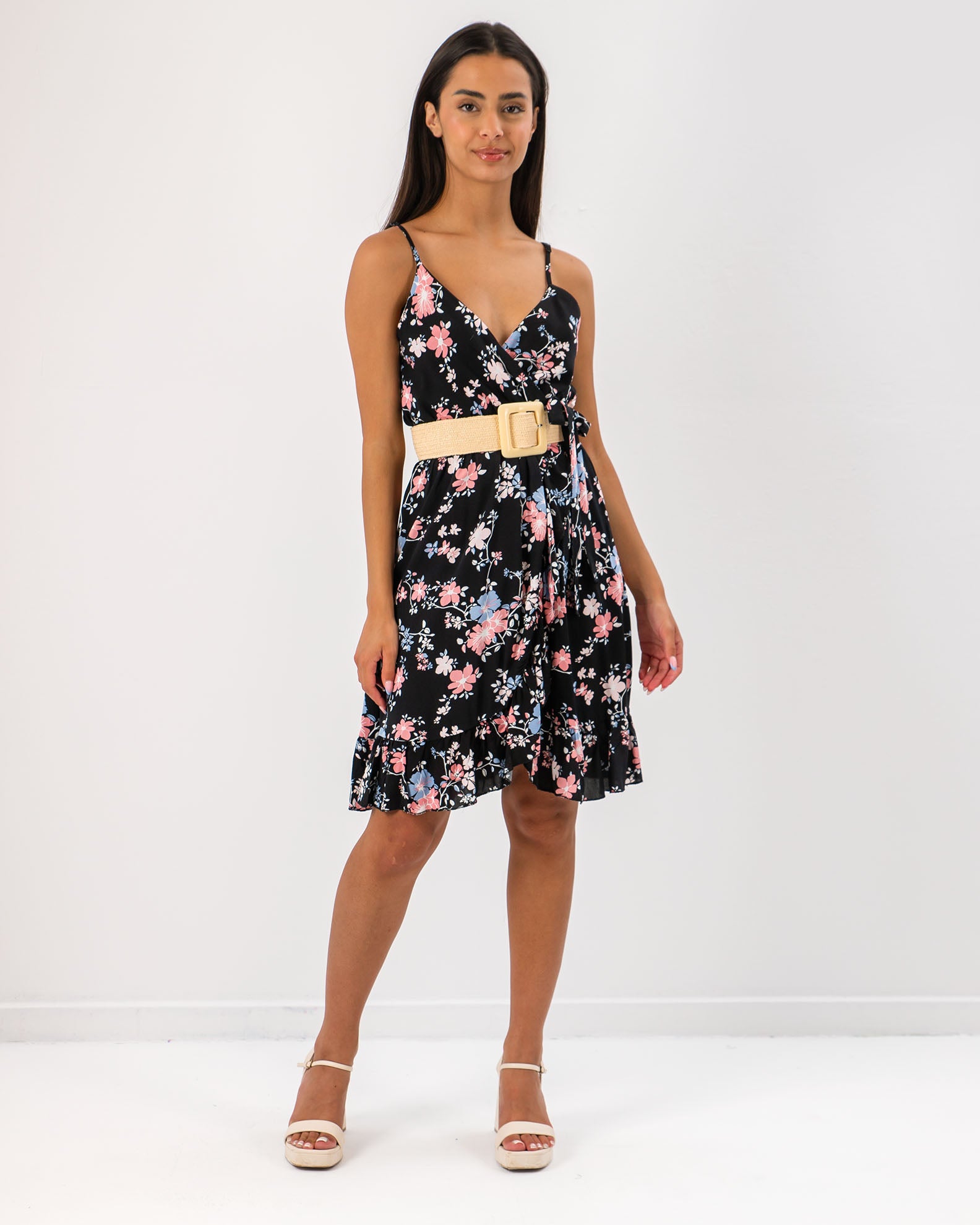 Sleeveless Floral Mini Dress 'Matina'-PRINT 5