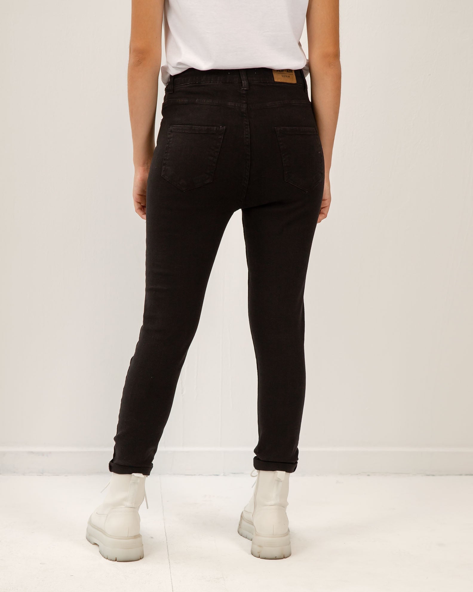 Women's Denim Pants 'Nadia'-BLACK