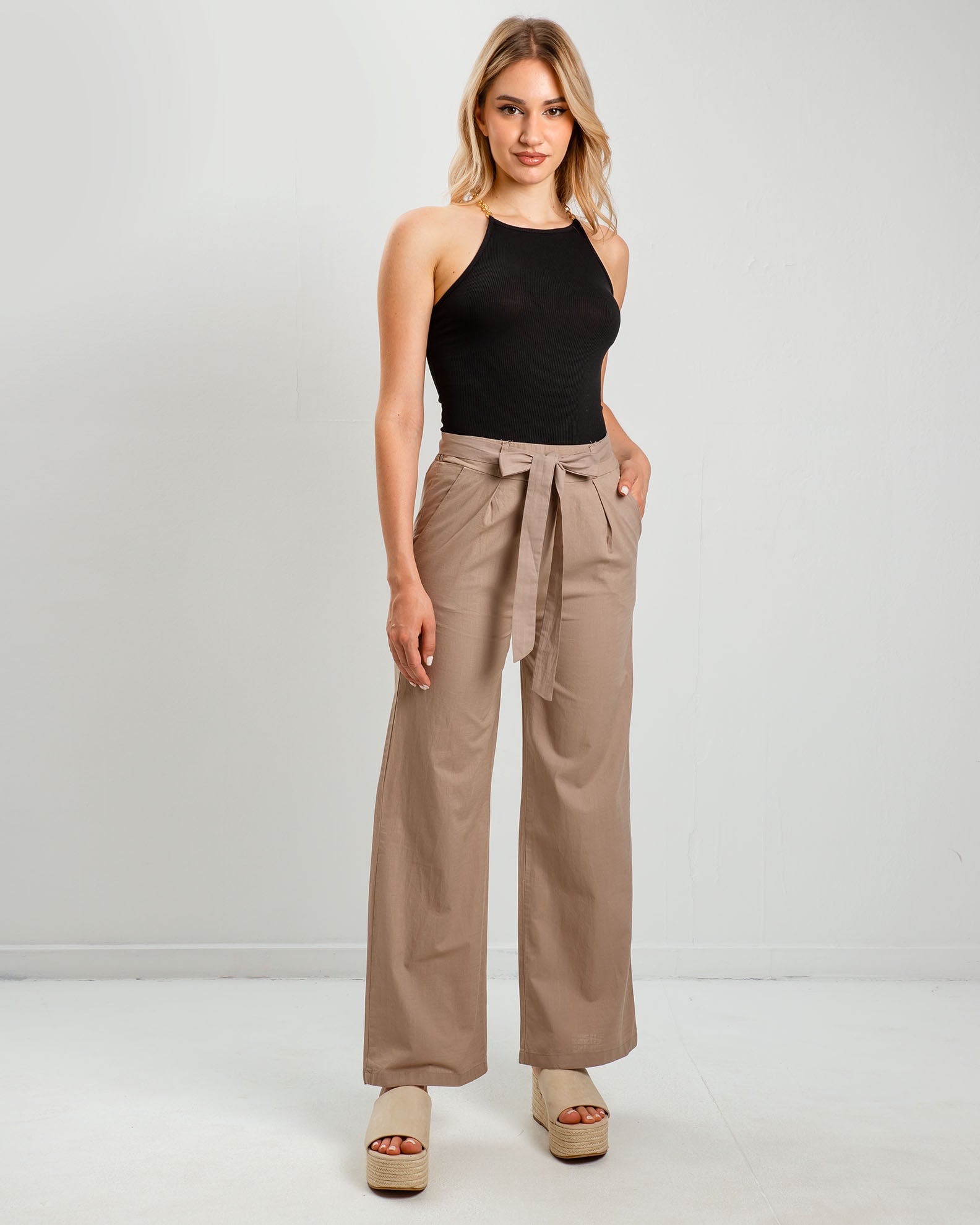 Women's pants 'Rina'-TAUPE