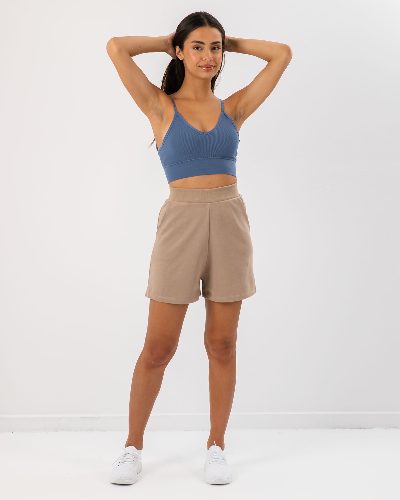 Women's Shorts-Bermuda 'Penelope'-BROWN