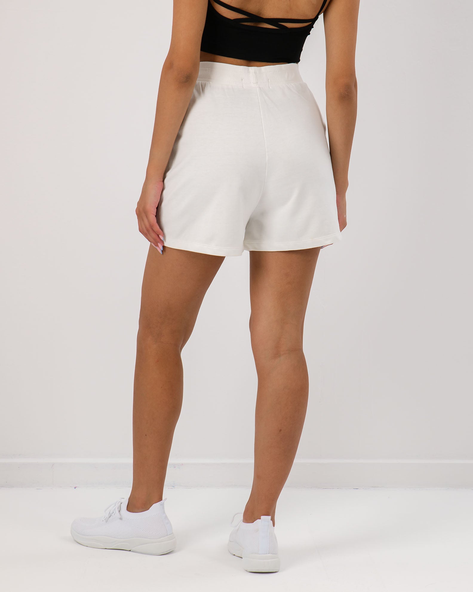 Women's Shorts-Bermuda 'Penelope'-OFFWHITE