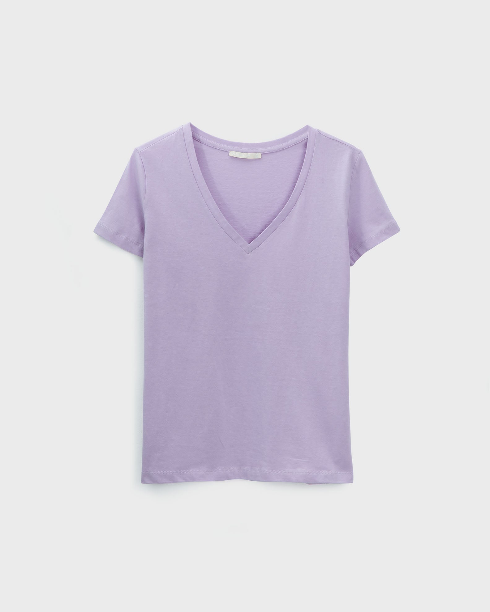 Women's Short Sleeve T-Shirt "Popi"-LILAC