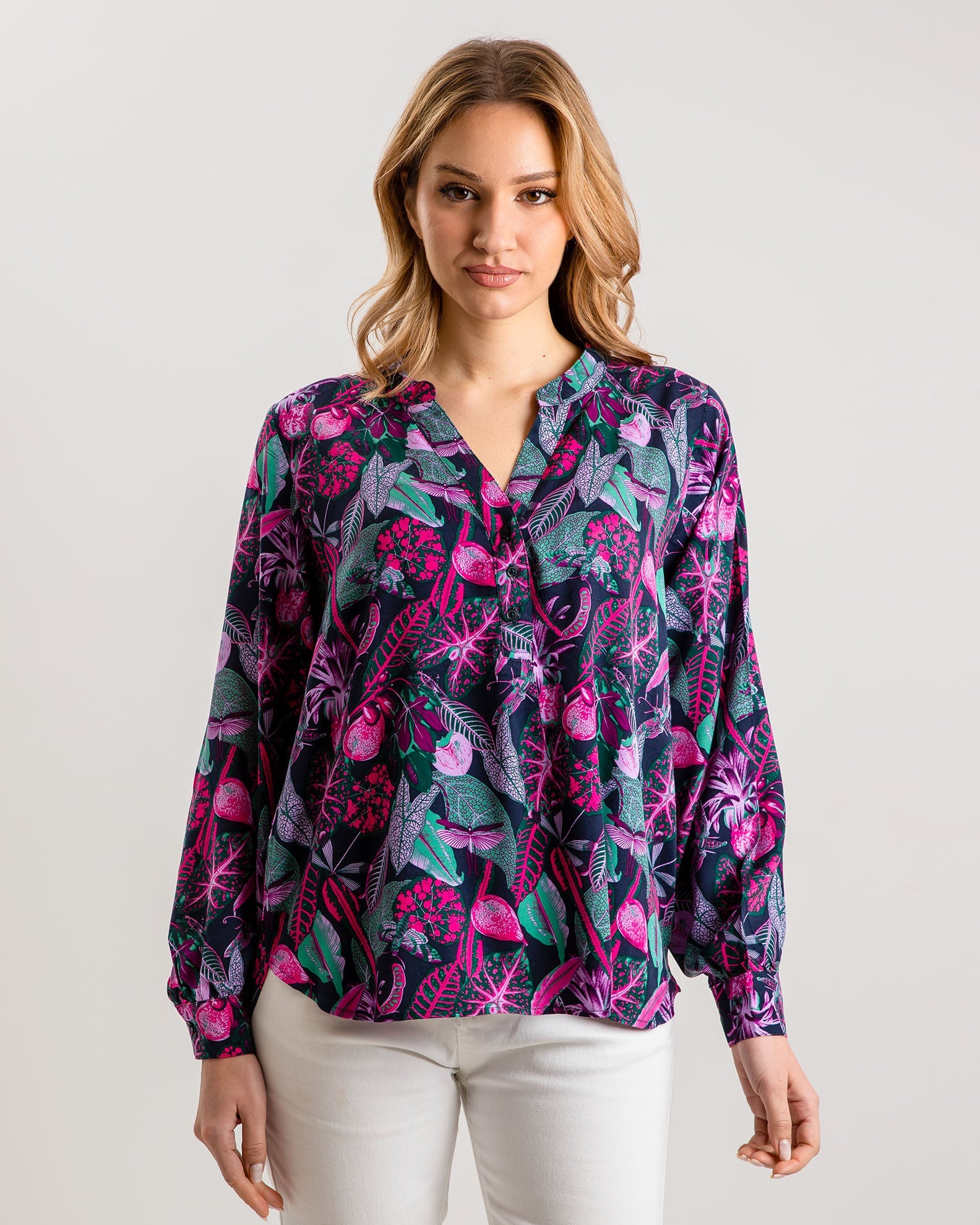 Women's Oversize Blouse-Shirt 'Eleni'-COMB.1