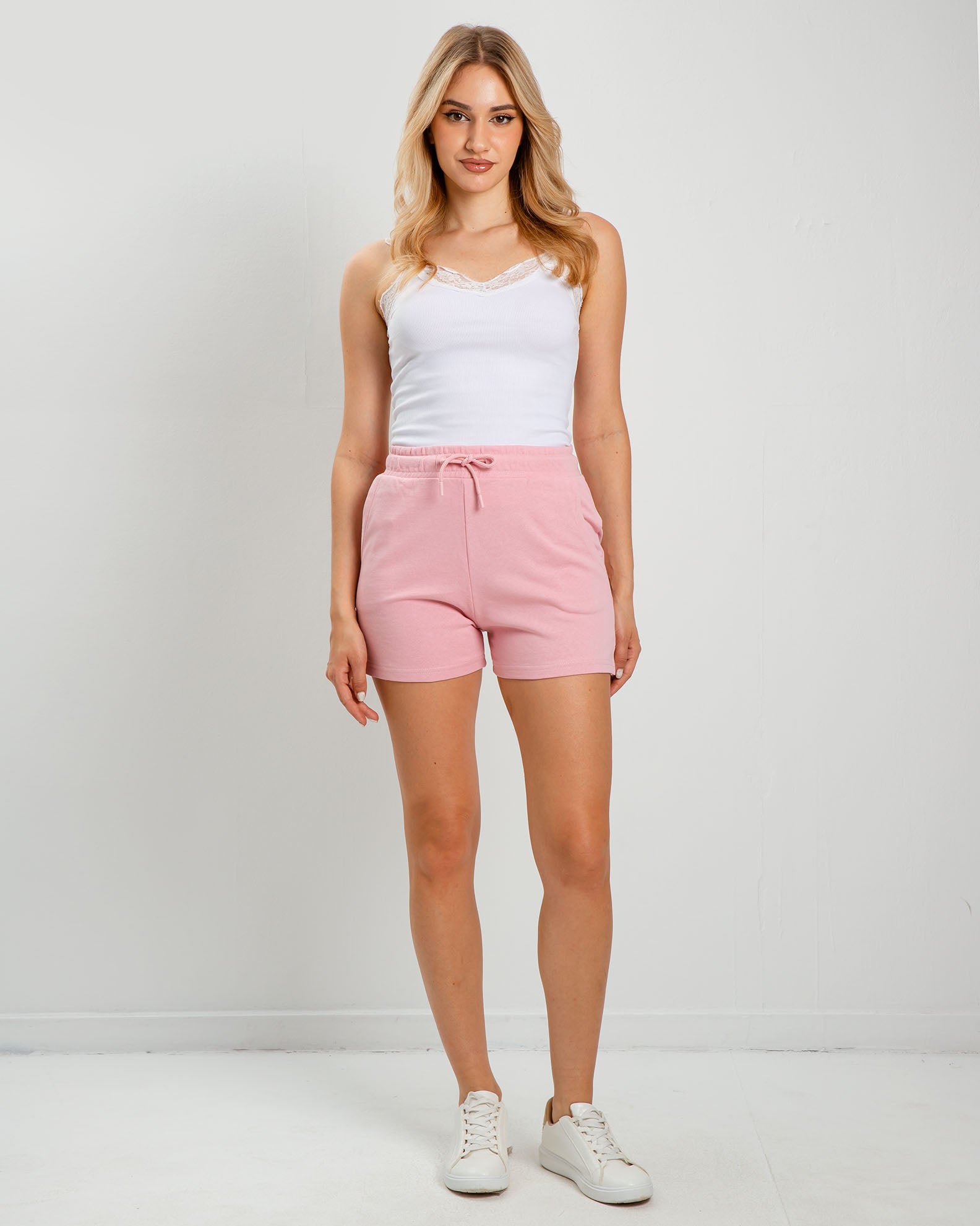 Women's Shorts-Bermuda 'Dalia'-PINK