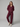 Γυναικεία ζακέτα basic με κουκούλα-BURGUNDY