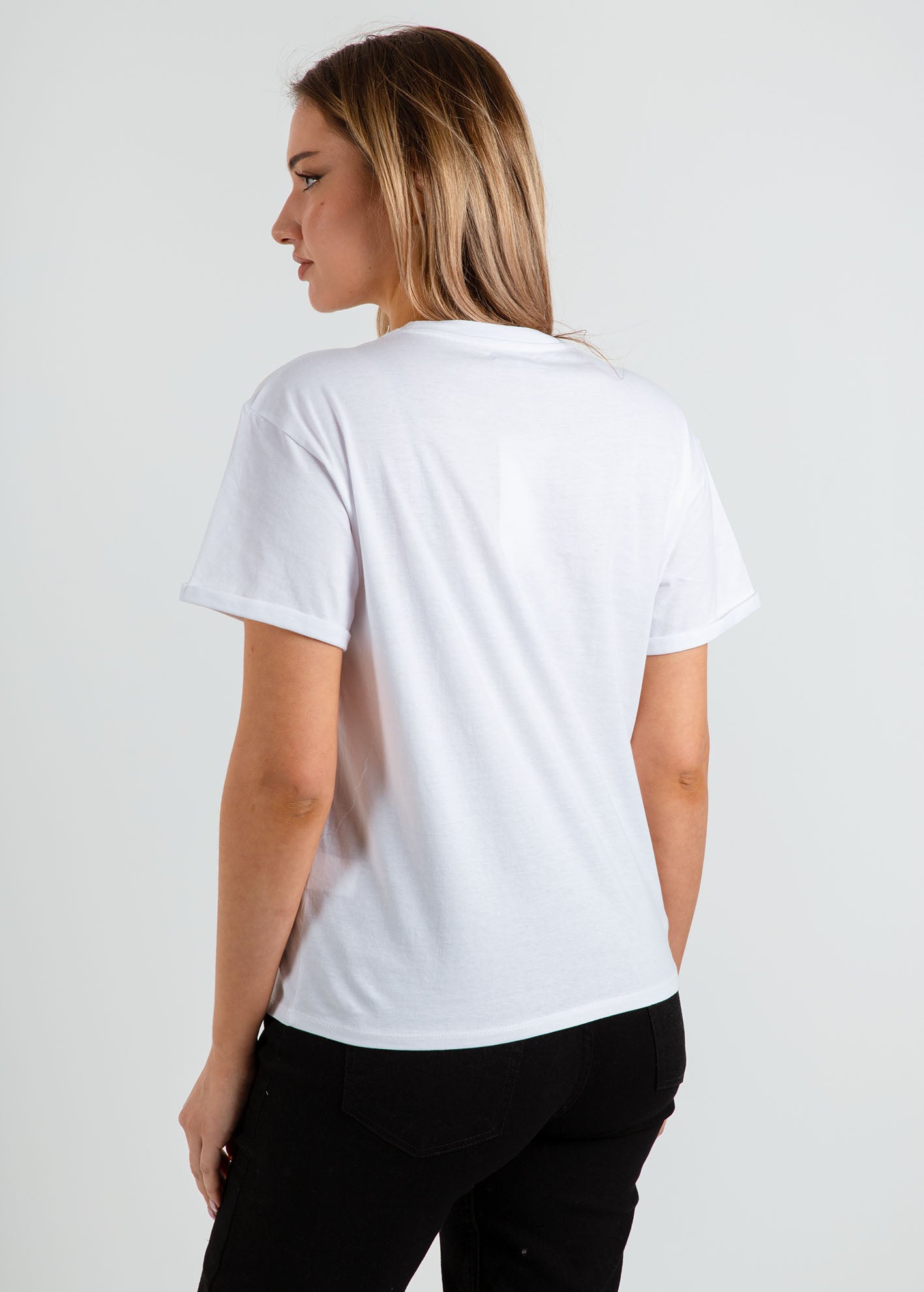 Γυναικείο t-shirt με τύπωμα 'Relax'-WHITE
