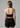 Γυναικείο τοπ ελαστικό με λαιμόκοψη halter 'Naples'-BLACK