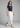 Γυναικεία μπλούζα βαμβακερή fitted με στάμπα 'Le Weekend'-BLUE NAVY