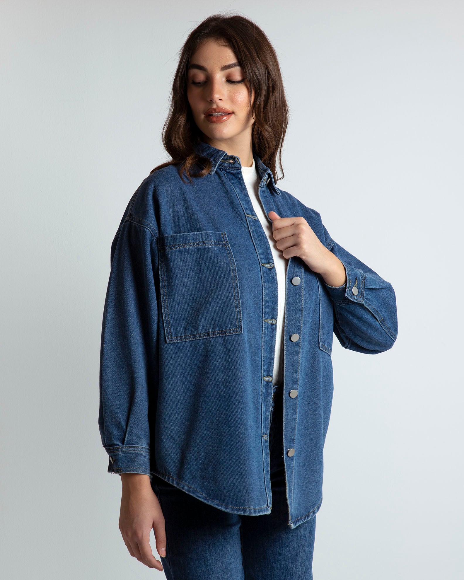 Women's denim jacket 'De44mina'-dblue