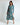 Printed midi dress 'Ph44ila'-teal div