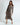 Printed midi dress 'Ph44ila'-brown leo