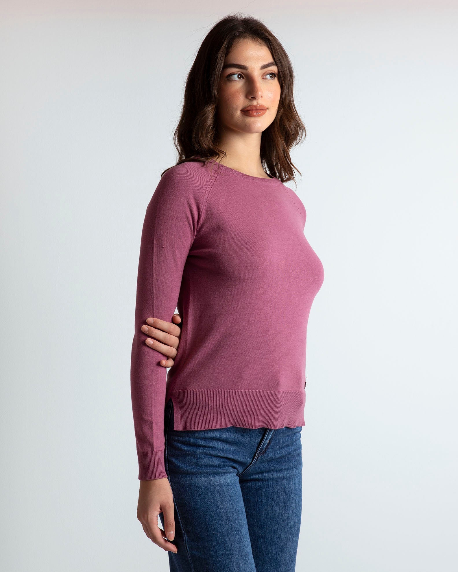 Women's light knit blouse 'Scarlet'-PINK